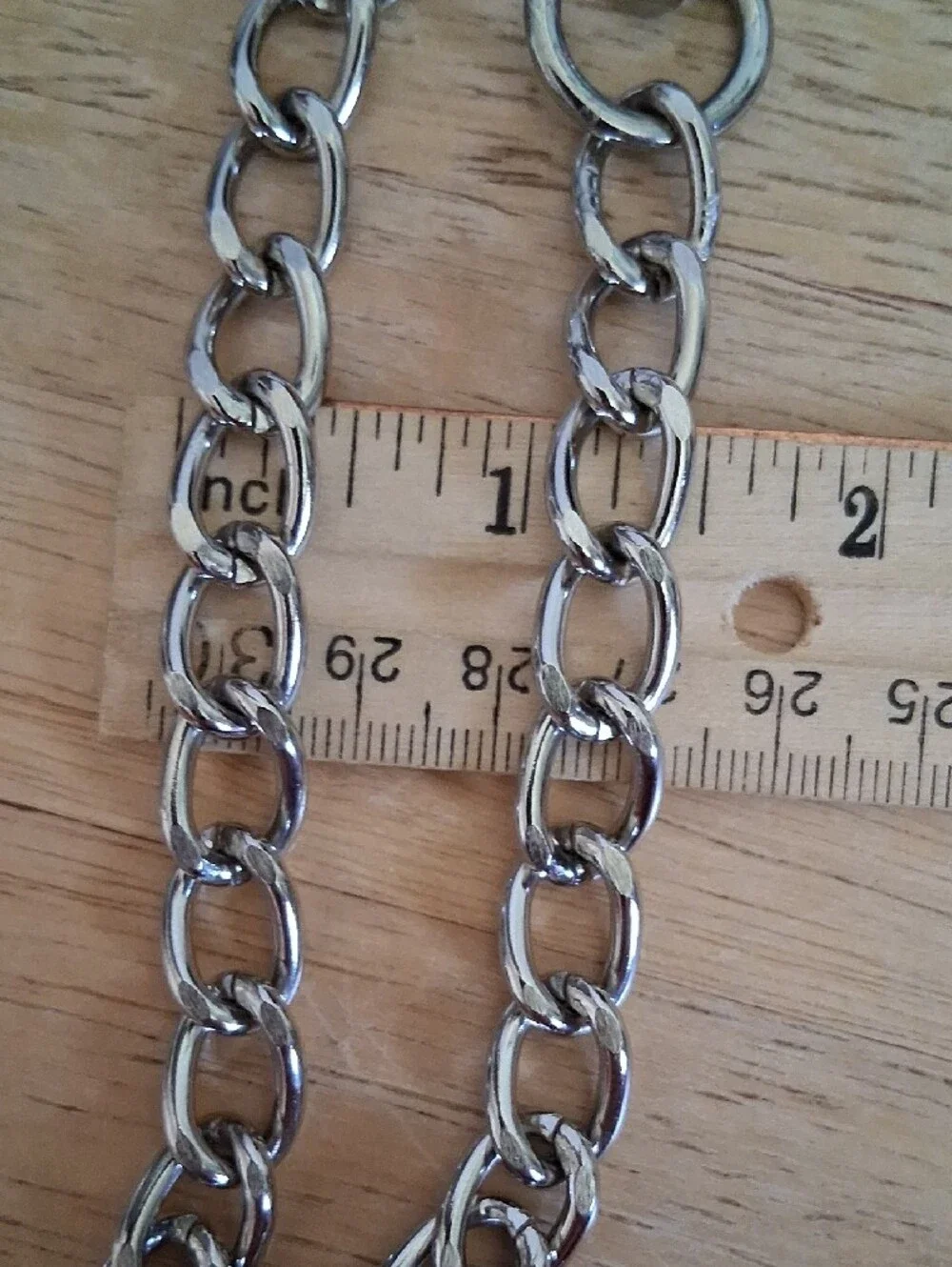 Silver Wallet KeyChain with Dual Lobster Clasps NN130